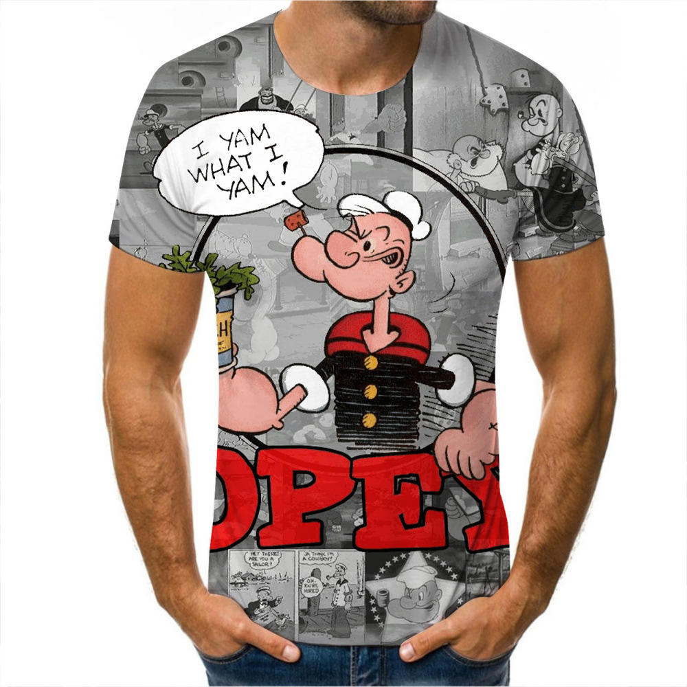 camiseta do popeye masculinas