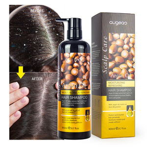 Augeas Argan Oil Hair <b>Shampoo</b> 900ml Moisturizing Refreshing For Dry Hair Unisex - Product Image 1