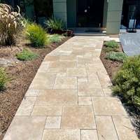 YDSTONE carreaux de calcaire beige pierre naturelle avec motif français pour une utilisation intérieure et extérieure pour escalier cuisine salle à manger en gros