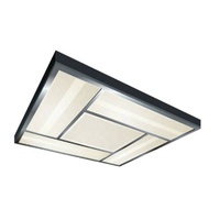 Panneau lumineux de luxe, en acrylique, pour plafond de cabine, rehausseur, miroir personnalisé