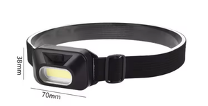 GOLDMORE2パックポータブルミニヘッドランプホット販売ドライ3AAAバッテリー3つのモード機能スモールヘッドキッズプラスチックヘッドライト