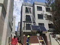 Lève-verre de panneau photovoltaïque 200kg 4-20m élévateur d'échelle de panneau solaire petit palan électrique pour levage de toit de panneau PV