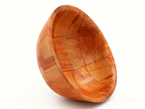 Ensemble de bols et d'assiettes en bois faits à la main de haute qualité et écologiques pour la salade, la pâte, la restauration/la salle à manger à domicile - Product Image 2