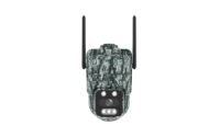 Caméra de surveillance AOV CCTV avec panneau solaire 360°, audio bidirectionnel, portable, sécurité 4G, extérieure, 2K, alimentation externe