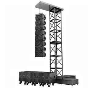 Sandy Audio MX2.1 Plus K6 <span class=keywords><strong>Portable</strong></span> Active 12inch Line <span class=keywords><strong>Array</strong></span> + 18 pulgadas Sub Amplificador Pa Altavoz Sistema de sonido de audio para eventos móviles - Product Image 6