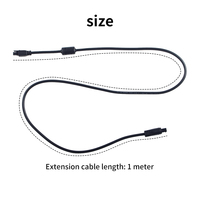 Kabel Ekstensi AMS untuk Bambu Lab A1/A1 Mini, AMS Lite 1M 4-pin dengan Cincin Magnetik untuk Printer 3D Bambu A1 A1 Mini