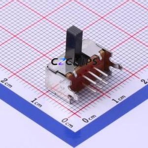 SSSF122400 Slide Switch Through hole Component (THT) Switch Double Pole Double Throw Rectangle Pin Header PC Pin 14.5mm - Product Image 1