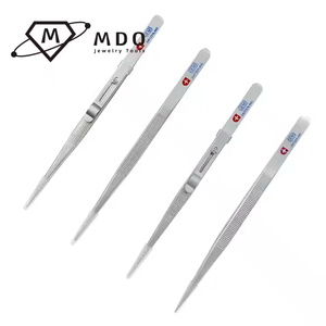 Pinces à bijoux en acier inoxydable antidérapantes pointues <span class=keywords><strong>XFR</strong></span>/<span class=keywords><strong>FR</strong></span>/MR1/LR1/M1 avec rainure de verrouillage, pinces à diamants, pince longue, outil de pincement - Product Image 6