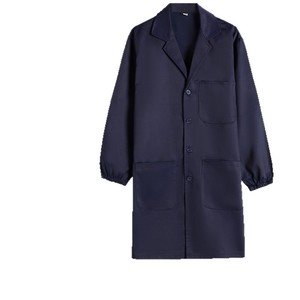 Bata de Laboratorio Azul de Alta Calidad, Ropa de Trabajo Larga, Resistente al Polvo y al Desgaste, para Fábrica, Taller, Logística y Manipulación - Product Image 1