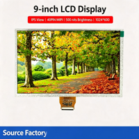 Layar LCD Antarmuka MIPI 9-inci YD 1024x600 IPS Kecerahan Tinggi (500cd/m) Layar untuk Kendaraan