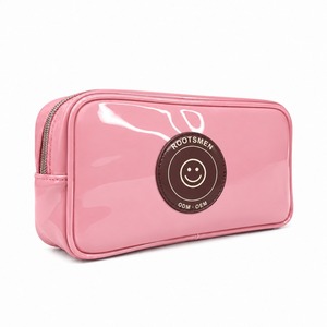 Pochette de Maquillage Brillante pour Femme avec Miroir, en Cuir PU, 22x4x11cm, Fermeture Éclair, Fine, pour Voyage, Rangement, Logo Personnalisé, OEM, ODM, Faible Coût - Product Image 2