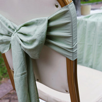 Nouvelle Bande de Chaise de Banquet en Polyester Coton pour Mariage et Maison, Durable et Réutilisable, 18x250cm