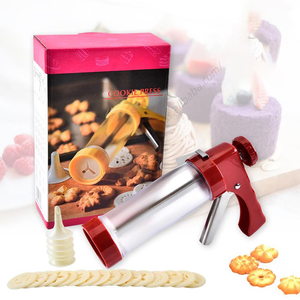 Kit de presse à biscuits multifonctionnel DD1021 pour pâtisserie, 20 disques et 6 douilles à glaçage, outils de cuisson professionnels - Product Image 1