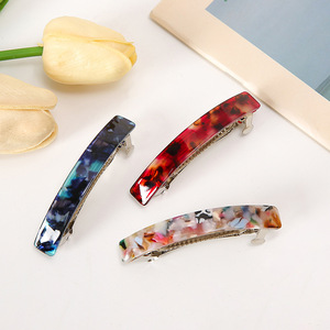 Barrette à cheveux pour femmes Barrette à cheveux couleur vintage Barrette à cheveux française pour cheveux fins Personnalisable - Product Image 6