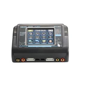 Chargeur-déchargeur de batterie à double canal HTRC T240 DUO AC 150W DC 240W 10A avec écran tactile - Product Image 1