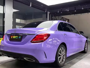 Film de protection de voiture en vinyle cristal violet lavande, autocollant de protection de voiture en vinyle cristal violet, décoloration sur le véhicule - Product Image 4