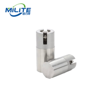 Goupille d'éjection en acier haute précision MILITE avec ventilation pour moule d'injection plastique, dureté HRC48-54, application industrielle