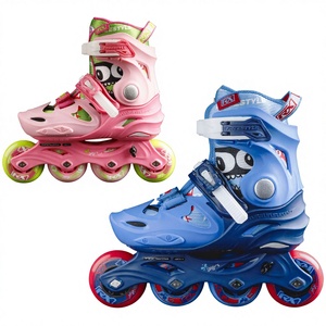 <span class=keywords><strong>Pattini</strong></span> in Linea Regolabili OEM <span class=keywords><strong>per</strong></span> Bambini, 4 Ruote, Guscio Rigido, <span class=keywords><strong>per</strong></span> Principianti, Allenamento all'Aperto, Scarpe a Rotelle Impermeabili <span class=keywords><strong>per</strong></span> Scuola - Product Image 1