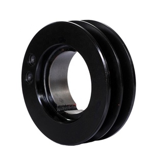 ลูกรอกเหล็กรูปตัววีซีรีส์ SPZ GG20เหล็กหล่อร่องคู่ขนาด50-500มม. ความสมดุล <span class=keywords><strong>OEM</strong></span> แบบคงที่มาตรฐานยุโรป - Product Image 1