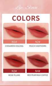 Logotipo personalizado etiqueta privada nube tul nude niebla mancha de labios brillo de labios - Product Image 5