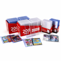Protège-cartes rigides en plastique 35pt pour cartes, protège-cartes de baseball, protège-cartes à chargement par le haut