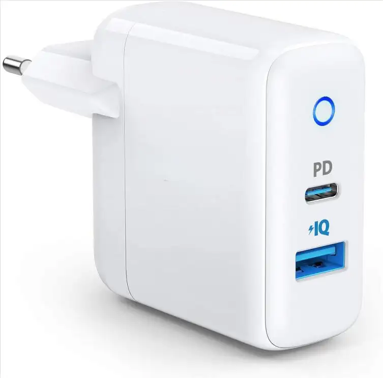 USB C Charger PD Wall Charger 33W Dual Port with 18W Fast charger Adapter for iPhone 11/11 Pro/11 Pro Max/XS Max/XR/XS/X