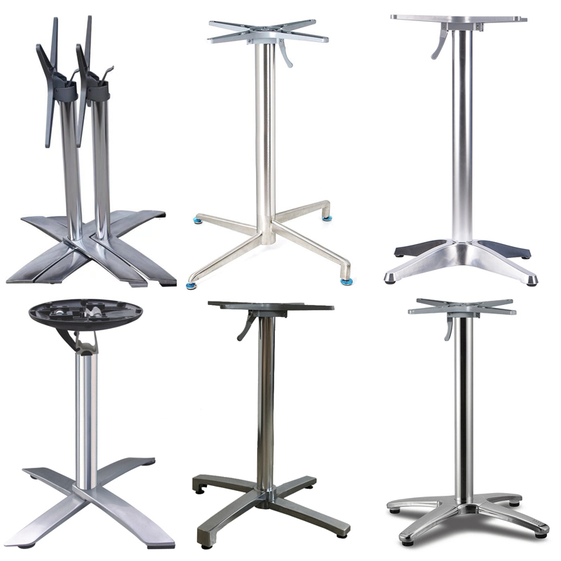 Folding Table Foot Adjustable Bar Desk Support Leg Folding Retractable