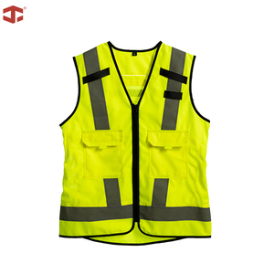 Chaleco de Trabajo JIADE, Ligero y Transpirable, con Contraste <span class=keywords><strong>en</strong></span> Naranja Fluorescente, Bolsillo <span class=keywords><strong>en</strong></span> el Pecho y Anillo <span class=keywords><strong>en</strong></span> D, para Logística y Almacenamiento - Product Image 2