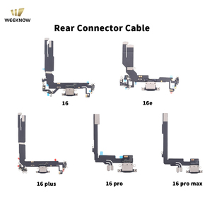 ชุดประกอบพอร์ตชาร์จ <span class=keywords><strong>ไม</strong></span>โครโฟน สาย USB ปลั๊กท้าย สำหรับ iPhone 16 16pro 16Plus 16Promax สายแพร<span class=keywords><strong>โทรศัพท์</strong></span>มือถือ - Product Image 1