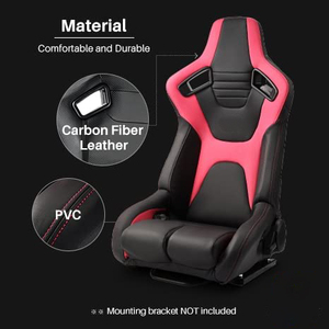 JIABEIR 1095 Universal Driver Car alta qualità in pelle regolabile simulatore sportivo Gaming Sim Bucket Racing Seats - Product Image 5