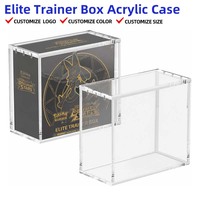 Boîte de rangement rigide empilable moderne et écologique pour cartes Elite Trainer Box, compatible avec les salles de jeux, édition spéciale ETB