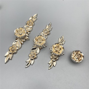 Popular Zinc Alloy Modern Rose Ancient Silver Bronze Lightweight Ring Shape <b>Cabinet</b> Door Drawer Handle and <b>Knob</b> - Product Image 3