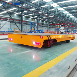 Chariot de transfert de poutres en béton à batterie 10-30t à prix abordable, transpalette électrique sans rail pour usine intelligente - Product Image 6