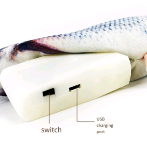 Juguete eléctrico Usb para gatos y peces, juguete interactivo ecológico para mascotas - Product Image 5