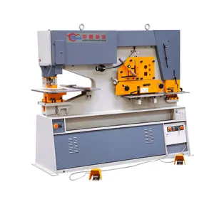 Huaxia fabricação de vendas quente da fábrica Q35Y-25 series metal 120t hidráulico ironworker/china fornecedor profissional