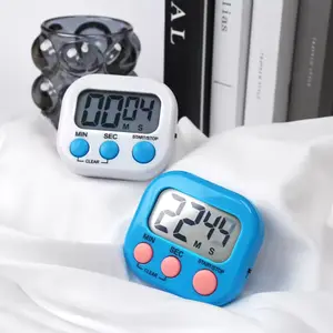 Schlussverkauf günstiger digitaler Küchen-Timer zum Kochen große Ziffern lauter Alarm magnetischer Backing Stand Kochen Zählen Countdown-Timer