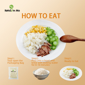 Arroz seco Konjac rico en selenio Shirataki sin cocinar mejora la inmunidad baja en carbohidratos de fábrica al por mayor - Product Image 2