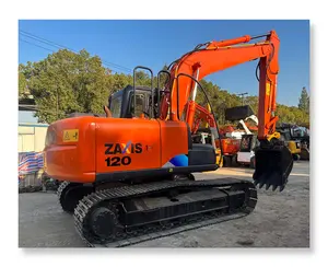 Used Hitachi ZX120 Crawler Excavator Second Hand Construction Machine Hitachi Zaxis 120 ZX120-6 ZX120-5A Excavators For Sale