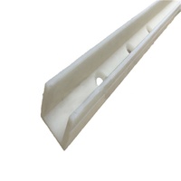 Rail de glissière linéaire en UHMWPE anti-corrosion, résistance à la traction 42MPa, rail de guidage linéaire en plastique UHMWPE, fourni par l'usine