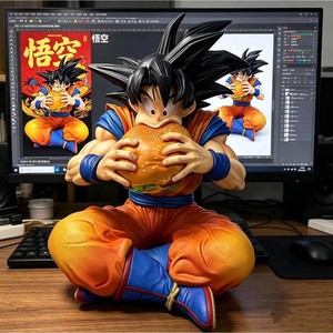 Figura <span class=keywords><strong>de</strong></span> acción <span class=keywords><strong>de</strong></span> Son Goku <span class=keywords><strong>de</strong></span> nuevo estilo JT, modelo <span class=keywords><strong>de</strong></span> dibujos animados, estatuilla <span class=keywords><strong>de</strong></span> juguete, venta al por mayor OEM personalizada - Product Image 2