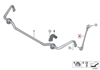 Stabilisateurs de liaison arrière pour BMW, biellettes de barre stabilisatrice, qualité OE, ajustement de précision avec bagues durables, pièces à montage direct
