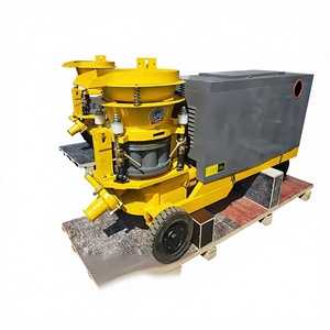 Heavy-duty Solid Wheels Dry-mix Concrete <strong>Shotcrete</strong> <strong>Machine</strong> for Hydro-power Engineering - Product Image 1
