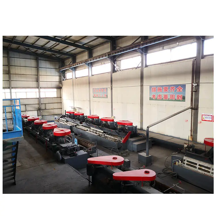 Flotation system for processing the sulfide type nonferros metals minerals such as cooper ore  lead   zinc ore  cobalt