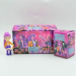 Set de 6 Figuras de Acción de Vinilo de KPOP Demon Hunters, Caja Sorpresa, Grupo de Chicas, Anime, Mini Coleccionables de PVC - Product Image 4