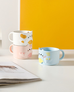 Wholesale Cute Design Cartoon <b>Ceramic</b> <b>Mug</b> Cup Colored Coffee <b>Mug</b> Gift <b>Mugs</b> - Product Image 6