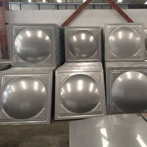 Tanque de Armazenamento de Água e Fogo em Aço Inoxidável Grande, Quadrado, Reforçado, 304, Isolado, Tanque de Armazenamento de Água Combinado - Product Image 3