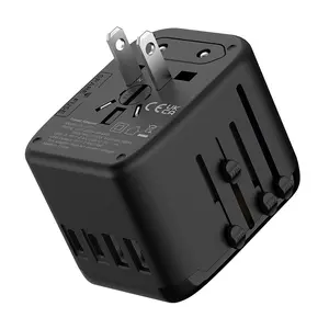 Mini Stekker En Stopcontact Universele Reisadapter Met Slimme Ic Usb Plug Adapter