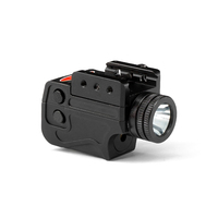 Lumière laser tactique rouge et verte 500 lumens LED lumière blanche combinée lampe de poche légère pour accessoires de chasse