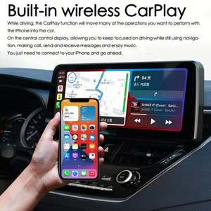 Reproductor Multimedia para Automóvil con Android 13 de 12.3 Pulgadas y 8+256 GB para Toyota Corolla 2018-2022, Reproductor de Video, Navegación GPS, Radio, Carplay, Unidad Principal DSP - Product Image 2