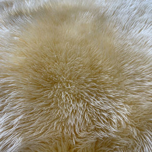 Peau de mouton/agneau en cuir véritable de qualité supérieure pour canapé en fourrure, fauteuil, matériaux de mobilier, fourrure naturelle bouclée 5-8CM, fourrure animale - Product Image 6